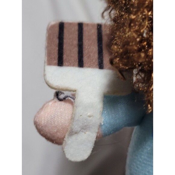 Bob Ross With Paint Brush And Pallette Fiesta Plush 6.5" Stuffed Animal - Picture 5 of 16